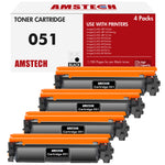 Cargar imagen en el visor de la galería, Amstech 4-Pack Compatible Toner for Canon 051(2168C001) for Canon imageCLASS LBP162dw LBP1692dwkg LBP161dn ic MF263dn MF264dw MF266dn MF267dw ic MF269dw(Black)
