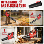 Charger l'image dans la galerie, 930CFM Leaf Blower Cordless, 21V 4.5AH Powerful Electric Cordless Leaf Blower, 6 Speeds Battery Powered Leaf Blowers for Lawn Care, Patio, Yard, Dust, Snow
