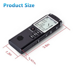 Carica l&#39;immagine nel visualizzatore di Gallery, 32GB Lecture Digital Voice Recorder, Rechargeable Digital Voice Activated Audio Voice Recorder, Mini Audio Recorder Voice Mic, Portable Tape Dictaphone with Playback, USB, MP3, A-B Function
