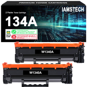 With Chip 134A Toner Cartridges 134X Compatible Replacement for HP W1340X W1340A LaserJet M209dw MFP M234dw MFP M234sdn MFP M234sdw Printer Ink High Yield (Black, 2-Pack)