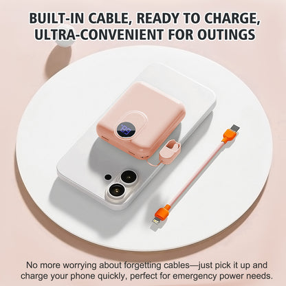 Portable Charger, Lightest 10000mAh 22.5W PD Power Bank, USB C in & Out Fast Charging Battery Pack, External Phone Powerbank Compatible with iPhone 16 15 14 13 Samsung S22 S21 Google iPad etc(Pink)