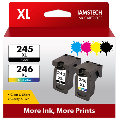 245XL Ink cartridge for canon ink 245 and 246 for Canon PIXMA MG2525 Printer (Black, Tri-Color)