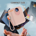 Lade das Bild in den Galerie-Viewer, Portable Charger, Lightest 10000mAh 22.5W PD Power Bank, USB C in &amp; Out Fast Charging Battery Pack, External Phone Powerbank Compatible with iPhone 16 15 14 13 Samsung S22 S21 Google iPad etc(Pink)
