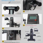 Lade das Bild in den Galerie-Viewer, BAOKALER Desk Bike Pedal Exerciser, Mini Exercise Bike Stepper Indoor Exercise, Elder Bike Pedal Exerciser Under Desk Fitness Equipment with LCD Screen Display
