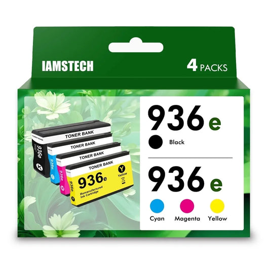 936XL 936e 936 Ink Cartridge Compatible for HP 936 936e OfficeJet Pro 9125e 9135e 9110b 9130b Wide Format 9730e 9730 OfficeJet 9122e 9128e Printer | Eligible for Instant Ink | 6C3Z5LN