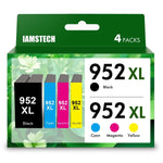 Load image into Gallery viewer, 952XL Ink Cartridge Compatible for HP 952 XL Ink Cartridges Use with Officejet Pro 8710 8720 7740 7720 8200 8700 8740 8725 8702 8216 8218 Printer (Blakc,Cyan,Magenta,Yellow)
