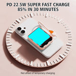 Lade das Bild in den Galerie-Viewer, Portable Charger, Lightest 10000mAh 22.5W PD Power Bank, USB C in &amp; Out Fast Charging Battery Pack, External Phone Powerbank Compatible with iPhone 16 15 14 13 Samsung S22 S21 Google iPad etc(Pink)
