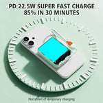 Lade das Bild in den Galerie-Viewer, Portable Charger for Magsafe Charger , 10000mAh Power Bank with Stand , Battery Pack PD 22.5W Fast Magnetic Charge , Travel Essential Wireless Charger for iPhone 17 16 15 14 13 12 Series , Green
