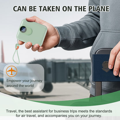 Portable Charger for Magsafe Charger , 10000mAh Power Bank with Stand , Battery Pack PD 22.5W Fast Magnetic Charge , Travel Essential Wireless Charger for iPhone 17 16 15 14 13 12 Series , Green