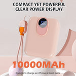Lade das Bild in den Galerie-Viewer, Portable Charger, Lightest 10000mAh 22.5W PD Power Bank, USB C in &amp; Out Fast Charging Battery Pack, External Phone Powerbank Compatible with iPhone 16 15 14 13 Samsung S22 S21 Google iPad etc(Pink)
