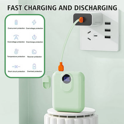 Portable Charger for Magsafe Charger , 10000mAh Power Bank with Stand , Battery Pack PD 22.5W Fast Magnetic Charge , Travel Essential Wireless Charger for iPhone 17 16 15 14 13 12 Series , Green