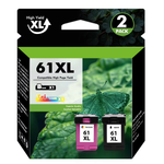 Lade das Bild in den Galerie-Viewer, 61 61XL Ink Cartridges Compatible for HP 61 Ink Cartridge for Printer Ink HP 61 for Deskjet 2541 OfficeJet 4630 HP Envy 4500 Printer (2-Pack)
