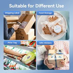Lade das Bild in den Galerie-Viewer, BAOKALER 4x6 Thermal Label Printer - Bluetooth Shipping Label Maker for Packages, Compatible with Windows iOS Android, Wireless Sticker Printing for Business and Home
