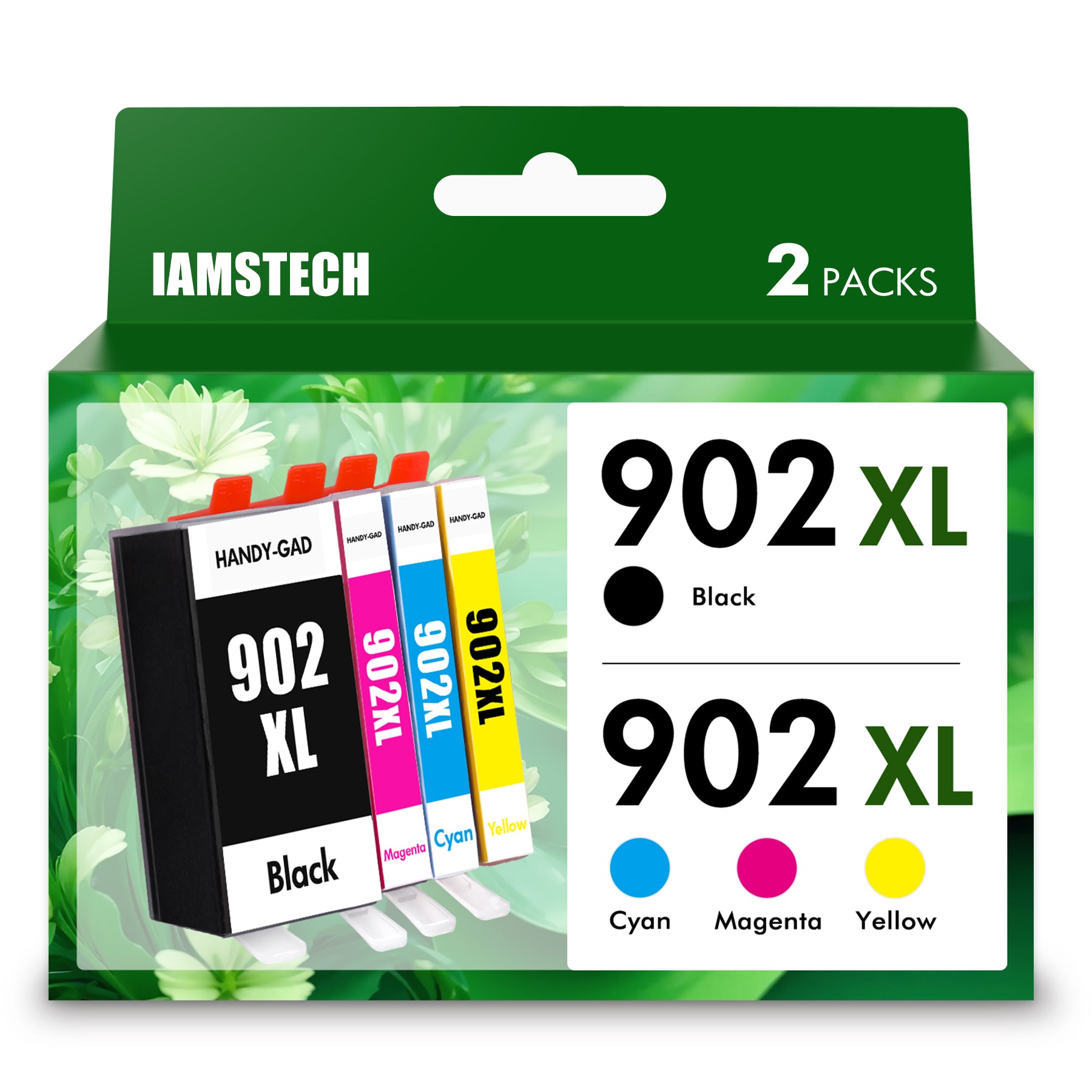 902XL Ink Cartridge for HP 902XL Ink Cartridges Use with HP Officejet Pro 6978 6960 6958 6970 6968 6962 6975 6950 6954 Printer (Blakc,Cyan,Magenta,Yellow)