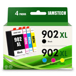 Cargar imagen en el visor de la galería, 902XL Ink Cartridge Compatible for HP 902 XL Ink Cartridges ?????? Use with Officejet Pro 6978 6960 6958 6970 6968 6962 6975 6950 6954 Printer -Blakc,Cyan,Magenta,Yellow)
