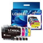 Load image into Gallery viewer, LC406XL Ink Cartridges Compatible for Brother LC 406 XL Ink Cartridges LC406 for Brother MFC-J4535DW MFC-J4335DW MFC-J4335DW XL MFC-J4345DW XL MFC-J4535DW XL Printer Combo Pack, 4 Pcs
