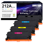 Carica l&#39;immagine nel visualizzatore di Gallery, 212A 212X Toner Cartridge 4-Pack Compatible for HP 212A W2120A 212X W2120X Color Laserjet Enterprise M554dn M555dn MFP M578f M578dn M554 M555 M578 Printer | W2120A W2121A W2122A W2123A
