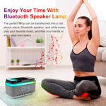 Load image into Gallery viewer, 4-in-1 Wireless Charger, 15W Fast Desk Wireless Charging Station for iPhone 17-12 Pro Max Plus with Bluetooth Stereo Speaker,Digital Clock Alarm,Colors Night Lamp for iPhone
