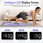 Load image into Gallery viewer, RICAN Pilates Reformer Board with Resistance Bands, Portable Pilates Board Ab Machine, Full Body Workout for Home, LED Timer &amp; Calorie Display Ab Core Strengthener Trainer
