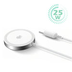 Load image into Gallery viewer, Wireless Charger for iPhone, 25W Phone Charger Compatible with iPhone 17 16 15 13 14 12 Series, Charging Pad Compatible with AirPods 4 3 2, White
