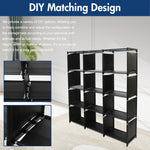 Load image into Gallery viewer, Cube Storage Organizer, 12-Cube Shelves Units for Closet, DIY Metal Bookshelf, Bookcase, Storage Cubes Ideal for Bedroom, Living Room

