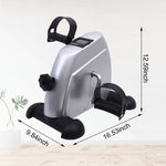 Lade das Bild in den Galerie-Viewer, BAOKALER Mini Exercise Bike, Under Desk Bike Pedal Exerciser, Peddler Exerciser, Portable Foot Cycle Arm &amp; Leg Peddler Machine with LCD Screen Displays
