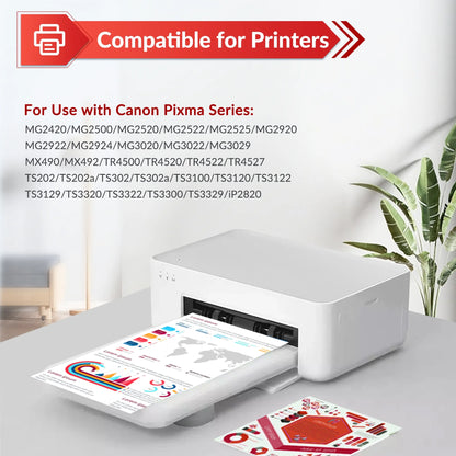 245XL Ink cartridge for canon ink 245 and 246 for Canon PIXMA MG2525 Printer (Black, Tri-Color)