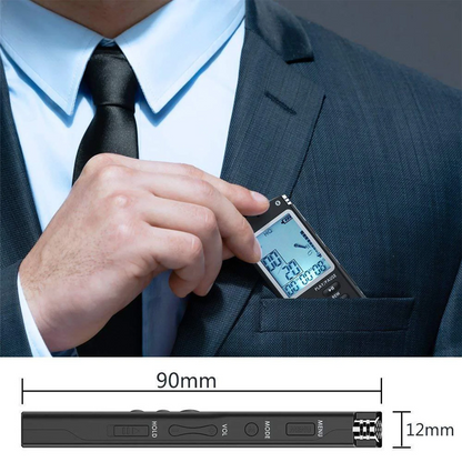 32GB Lecture Digital Voice Recorder, Rechargeable Digital Voice Activated Audio Voice Recorder, Mini Audio Recorder Voice Mic, Portable Tape Dictaphone with Playback, USB, MP3, A-B Function