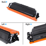 Load image into Gallery viewer, WITH CHIP for HP 210A 210X Laserjet Toner Cartridge 4-Pack Compatible for HP 210A W2100A 210X W2100X High Yield Toner for HP Laserjet 4301fdn 4201dn 4201dw 4301fdw Printer Ink

