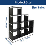 Cargar imagen en el visor de la galería, Cube Storage Organizer, 9-Cube Shelves Units for Closet, DIY Metal Bookshelf, Bookcase, Storage Cubes Ideal for Bedroom, Living Room
