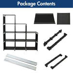 Cargar imagen en el visor de la galería, Cube Storage Organizer, 9-Cube Shelves Units for Closet, DIY Metal Bookshelf, Bookcase, Storage Cubes Ideal for Bedroom, Living Room
