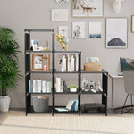 Cargar imagen en el visor de la galería, Cube Storage Organizer, 9-Cube Shelves Units for Closet, DIY Metal Bookshelf, Bookcase, Storage Cubes Ideal for Bedroom, Living Room
