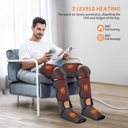 Amstech Leg Massager, Air Compression Thigh, Leg Air Compression Massager for Circulation and Pain Relief, Muscles Relaxation