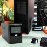 Load image into Gallery viewer, UPS 600VA/330W Backup Power, 3 Outlets, Battery Backup with Surge Protection, Only Suitable for Desktop computer
