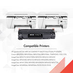 Carica l&#39;immagine nel visualizzatore di Gallery, Amstech Compatible Toner Cartridge Replacement for Canon 128 CRG128, Black, 2 Pack
