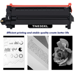 Load image into Gallery viewer, TN830XL Toner Cartridges High Yield Compatible for Brother DCP-L2640DW HL-L2460DW TN830XL TN830 TN-830 HL-L2405W MFC-L2820DW HL-L2400D L2405W L2480DW Printer Ink Black 2-Pack
