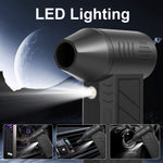 Lade das Bild in den Galerie-Viewer, Compressed Air Duster, 180000RPM 3-Gear Adjustable Electric Air Duster with LED Display, Rechargeable Cordless Air Blower with Fast Charging for Computer, Keyboard, House, Outdoor and Car
