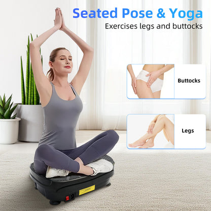 Hip Abductor Machine, 3-in-1 Thigh & Glute Trainer for Home Gym, Adjustable Resistance for Inner/Outer Thigh Toner and Butt Lifter, Compact Leg Workout Equipment
