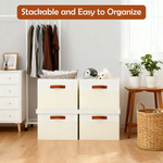 Lade das Bild in den Galerie-Viewer, Storage Bins with Lids, 2 Pack Extra Large Blanket Storage Baskets with Lids, Closet Organizers Bins for Living Room, Nursery, Beige and White
