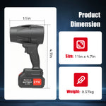 Load image into Gallery viewer, Cordless Leaf Blower, 4AH Handheld Leaf Blower with 2 Batteries and Charger,Infinitely Variable Speeds for Patio Cleaning, Lawn Care
