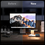 Load image into Gallery viewer, Wireless Charger for iPhone 17, 4 in 1 Charging Station for MagSafe Charger with Night Light,15W Max Fast Charging for iPhone 17/16/15/14/13/,Apple Watch Series 2-11/SE 3/Ultra 3,AirPods
