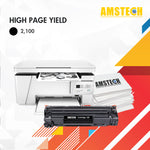 Cargar imagen en el visor de la galería, Amstech Compatible Toner Cartridge Replacement for Canon 128 CRG128, Black, 2 Pack
