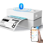Lade das Bild in den Galerie-Viewer, BAOKALER 4x6 Thermal Label Printer - Bluetooth Shipping Label Maker for Packages, Compatible with Windows iOS Android, Wireless Sticker Printing for Business and Home
