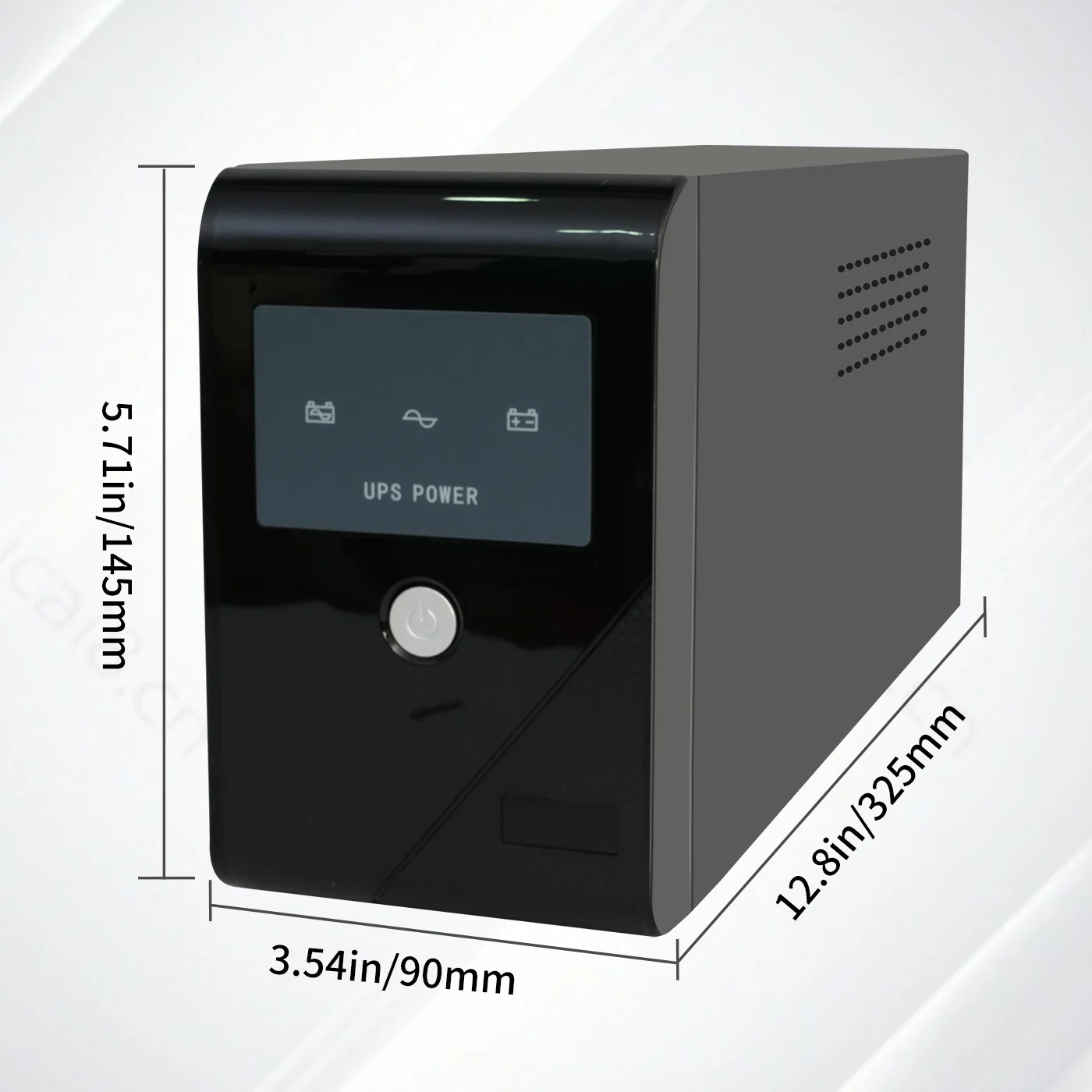 UPS 500VA/300W 120V Backup Power Supply, 3 Sockets, Backup Battery with Surge Protection, Only Suitable for Desktop computer