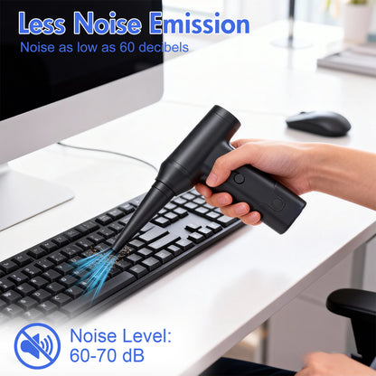 Compressed Air Duster, 300000RPM Car Vacuum Cleaner, Cordless Air Duster Cleaner Dust Blower for Computer, Keyboard, House, Outdoor and Car