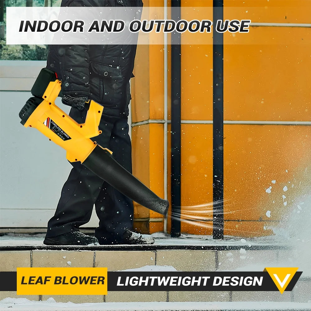 Leaf Blower, 170MPH 21V Leaf Blower Cordless with 2X6.0Ah Battery & Charger, Electric Leaf Blower for Lawn Care, Battery Powered Leaf Blower for Snow Blowing & Yard Patio Garden Cleaning