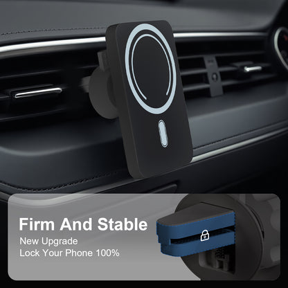 Wireless Car Charger,15W Fast Charging Car Mounts, 360¡ãAdjustable Magnetic Car Phone Charger for iPhone 17/16/15/14/13/12 Series Air Vent Phone Holder
