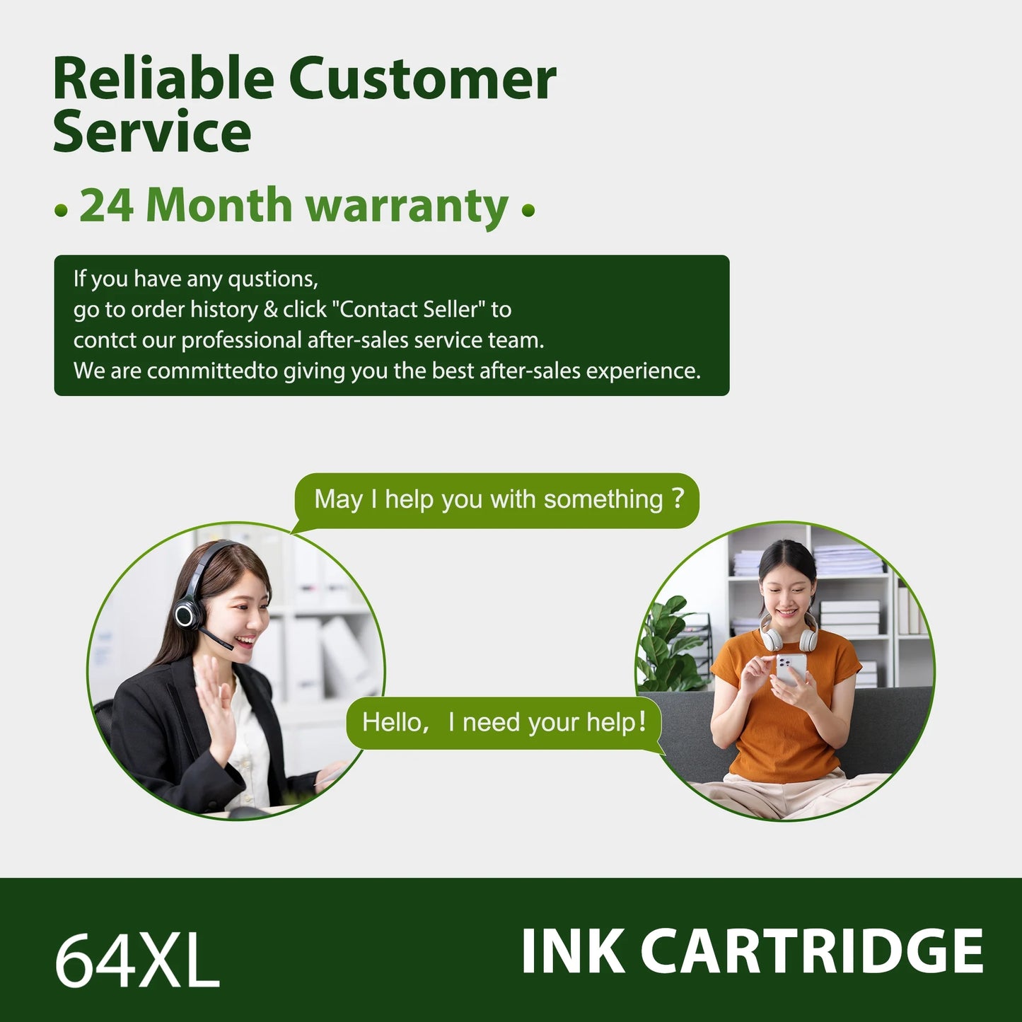 62XL Ink Cartridge Compatible for HP 62 Black Ink Cartridge HP Ink 62 for Envy 5660 7645 7640 5740 OfficeJet 250 Printer Ink 62 Combo Pack