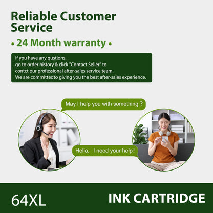 62XL Ink Cartridge Compatible for HP 62 Black Ink Cartridge HP Ink 62 for Envy 5660 7645 7640 5740 OfficeJet 250 Printer Ink 62 Combo Pack