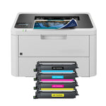 Load image into Gallery viewer, 4-Pack TN229XXL Toner Cartridge with Chip Compatible for Brother TN229XXL TN229XL TN229 MFC-L3780cdw MFC-L8395cdw HL-L3295cdw HL-L8245cdw Printer (High Yield, BK/C/M/Y)
